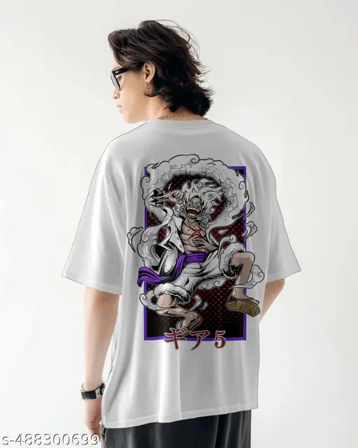 One Piece Anime Luffy Oversized Unisex T-Shirt – Japanese Anime Streetwear, Graphic Tee, Otaku Fashion,