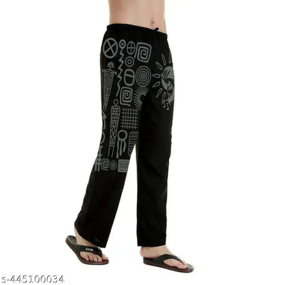"Cozy Printed Cotton Harem Lounge Pants for Ultimate Comfortable"