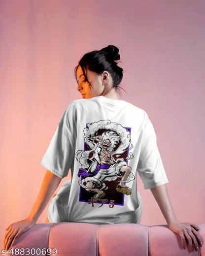 One Piece Anime Luffy Oversized Unisex T-Shirt – Japanese Anime Streetwear, Graphic Tee, Otaku Fashion,