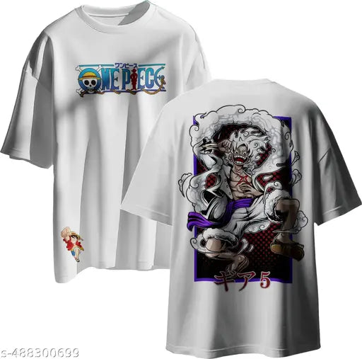 One Piece Anime Luffy Oversized Unisex T-Shirt – Japanese Anime Streetwear, Graphic Tee, Otaku Fashion,