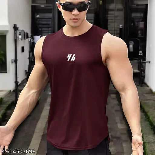Printed vest for men's