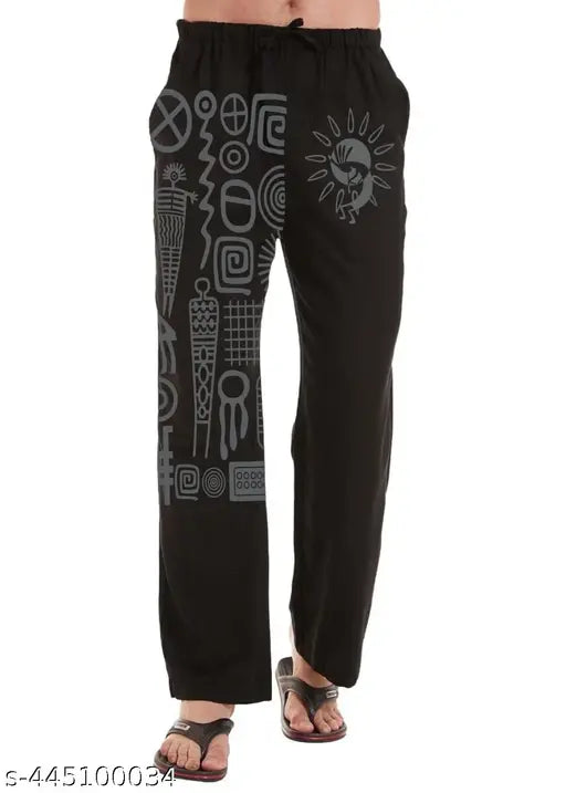 "Cozy Printed Cotton Harem Lounge Pants for Ultimate Comfortable"